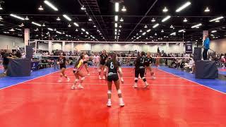 SCSN championship Tstreet 16 Moriah Vs. Forza 1 national red. 2nd set 25:18
