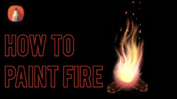 How to paint fire with autodesk sketchbook mobile