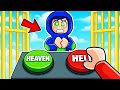 GO TO HEAVEN OR HELL AND BECOME GOD IN ROBLOX 😱