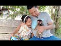 Baby Monkey Mobi Gets Jealous When Dad Hugs Sis Aqila Mobi Also Wants To Be HuggedЁЯШЕЁЯШВ Baby Monkey Mobi Gets Jealous When Dad Hugs Sis Aqila Mobi Also Wants To Be HuggedЁЯШЕЁЯШВ
