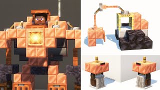 5 Minecraft Robot Designs with Copper #2