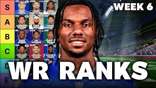 Top 35 Wide Receiver Rankings For Week 6 Fantasy Football