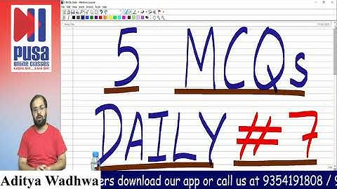 Accounts Class 12 | 5 MCQs Daily @ 8:30 PM | Day 7 by Aditya Wadhwa sir