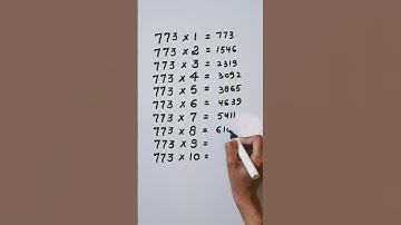 Find mistake in last digit of Table 773.. 🤔#mathematics #reasoning
