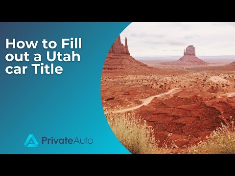 Utah Bill Of Sale Example