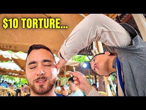 I Paid $10 for a BRUTAL Ear Cleaning in China 🇨🇳