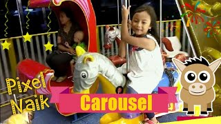 Pixel Naik Carousel / Komedi Putar di Pasar Malam | Adik Rex sampai Ketiduran