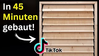 50 EURO SICHTSCHUTZ mit drehbaren Lamellen: Ganz ehrlich, dieser TIKTOK TREND ist... | Jonas Winkler