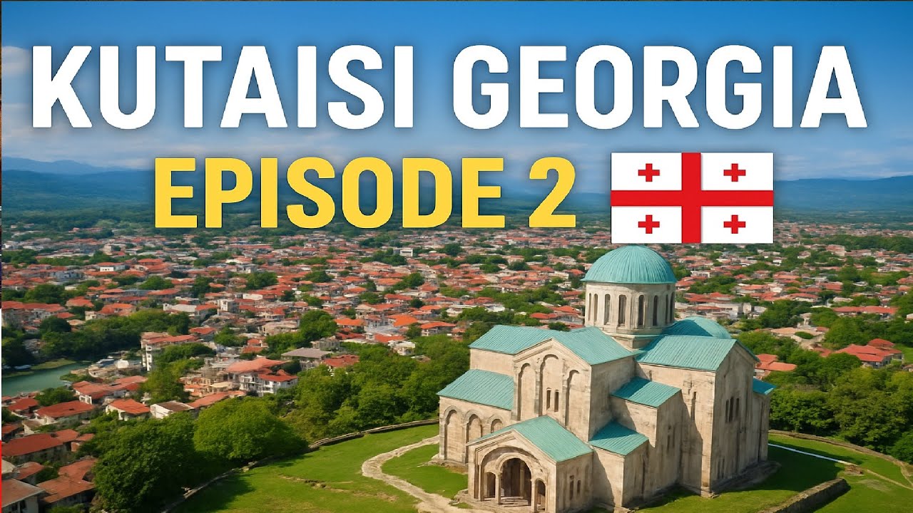 Exploring Kutaisi 🇬🇪 | Bagrati Cathedral, Cable Car Ride & Local Market | Georgia Travel Vlog Ep.2