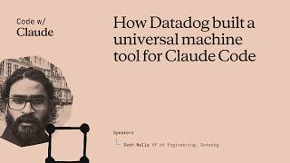 How Datadog built a universal machine tool for Claude Code