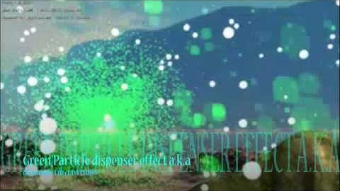 Particle effects demo done using 3d gamestudio