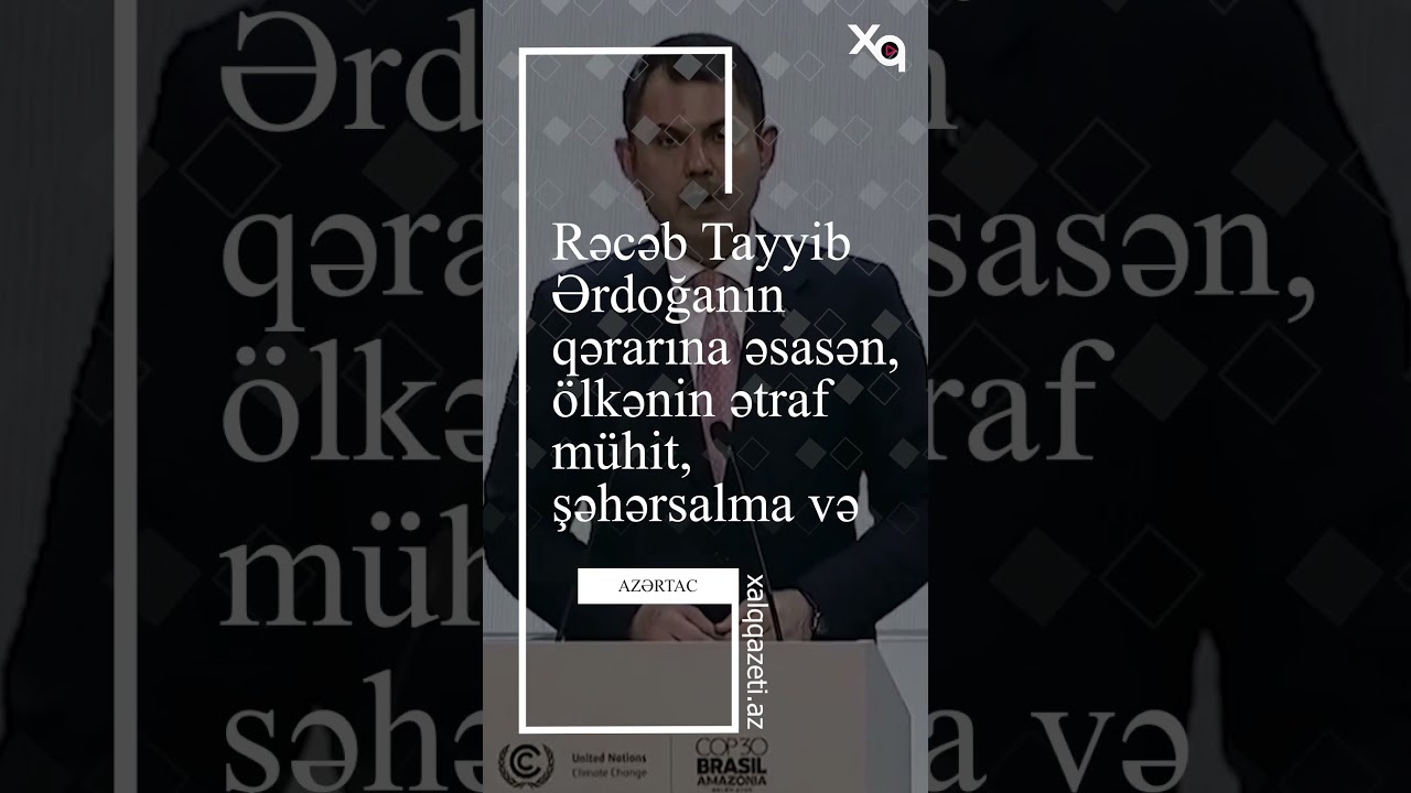 COP31-in Prezidenti elan edilib 