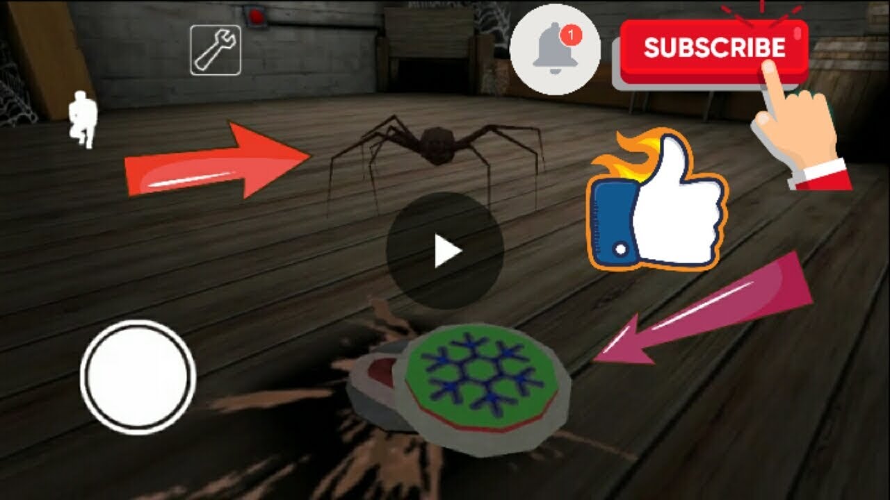 FREEZING THE PET SPIDER! GRANNY 1.7 UPDATED YouTube