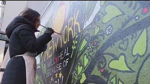 Queens mural honors hospital workers who died of COVID