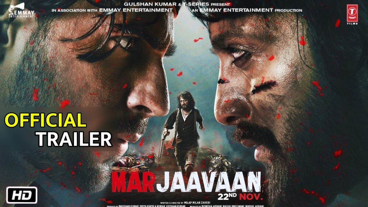 Marjaavaan Official Poster | Sidharth Malhotra, Riteish Deshmukh | 22nd Nov 2019