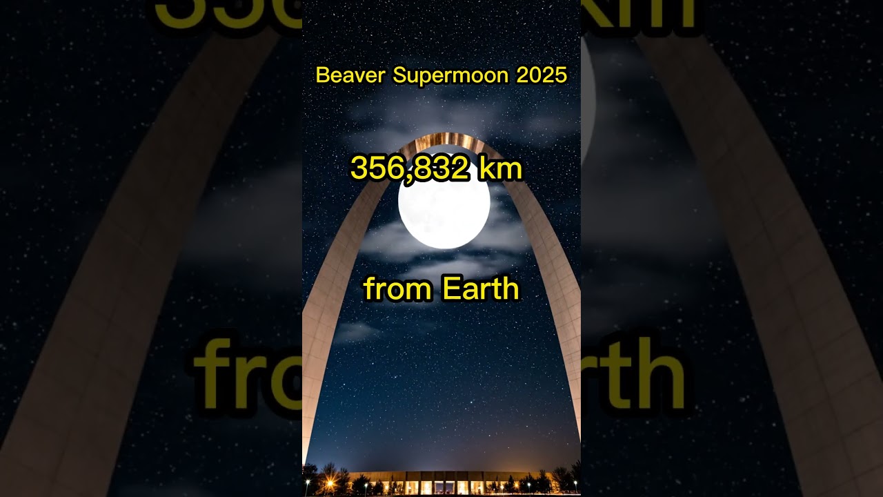 Beaver Supermoon Over Statue of Liberty 🌕 Largest Moon of 2025 | November 5th