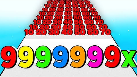 Number Run 3d - Max Level gameplay Android, pc 