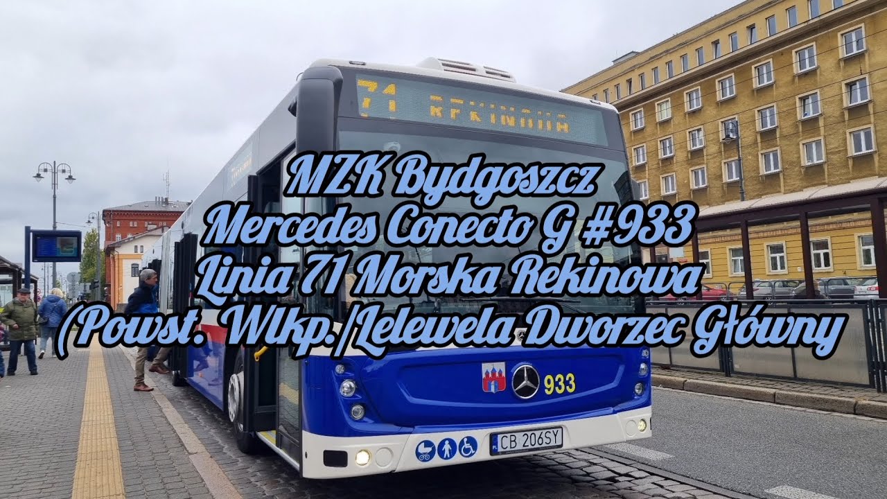 MZK Bydgoszcz linia 71 Morska Rekinowa (Powst. Wlkp./Lelewela  Dworzec Główny)