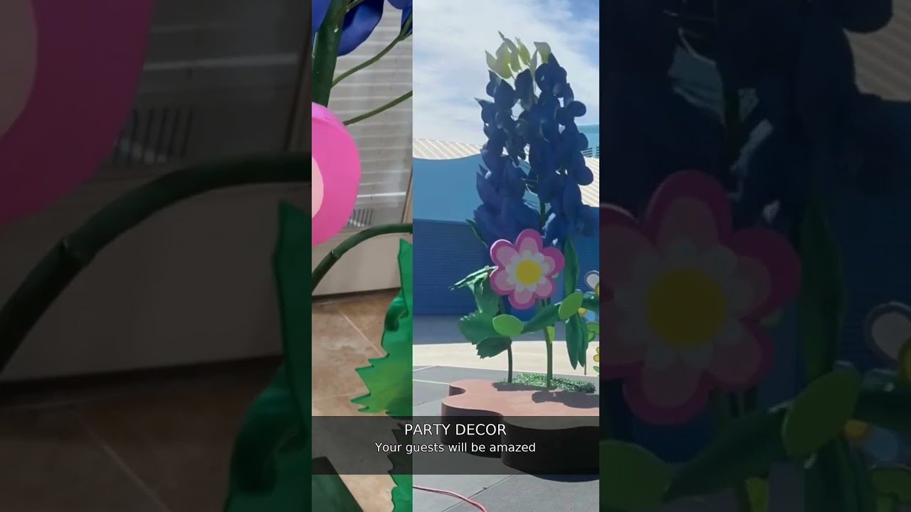 DIY giant flower in under 60 seconds! #Shorts