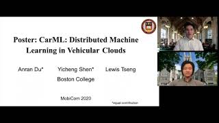 Research: MobiCom2020-Poster: CarML (5 min)