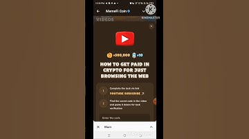 🔥😱HOW TO GET PAID IN CRYPTO FOR JUST BROWSING THE WEB🔥😱MemeFi Code #video #viralshort #memefi