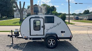 Bushwhacker 10hd teardrop camper walk around and review