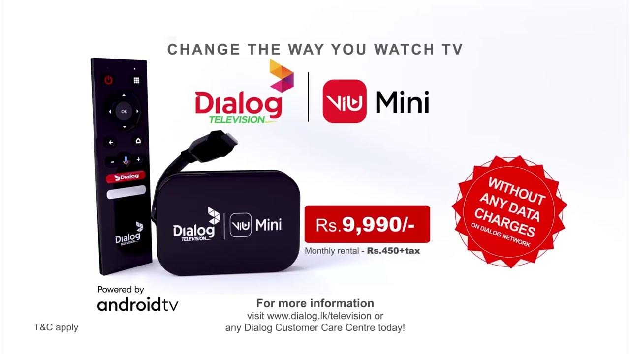 Turn Your TV into a Smart TV with the Dialog Television ViU Mini YouTube