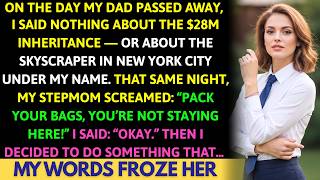 When My Dad Passed Away, My Stepmom Kicked Me Out — She Had No Idea Who I Was...
