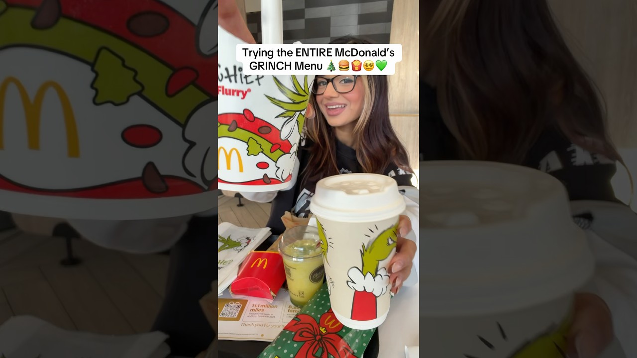 😱 НОВОЕ МЕНЮ ГРИНЧ МАКДОНАЛЬДС!