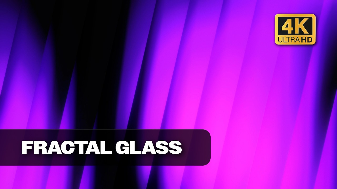 Deep Purple Gradient Motion Loop - 4K Abstract Glass Background