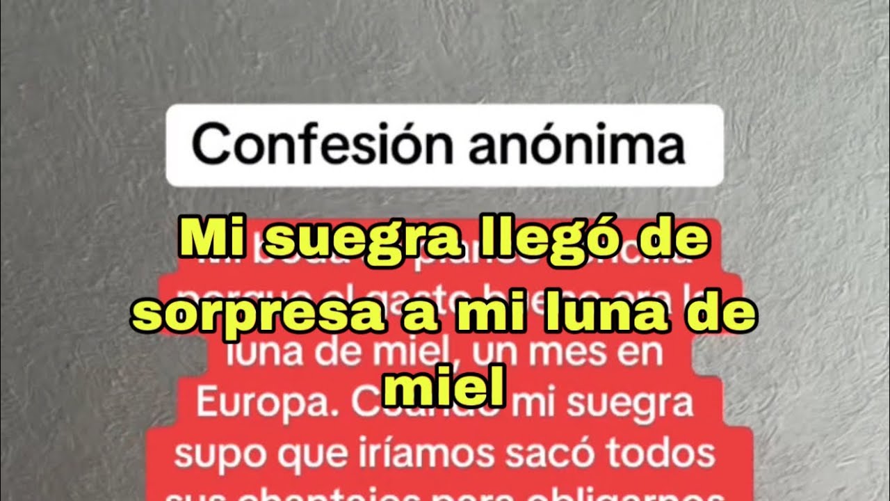 Mi suegra arruino mi luna de miel - Chisme Completo
