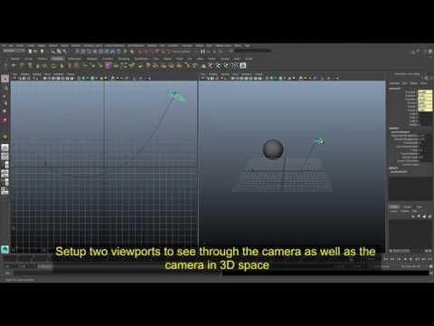 Autodesk Maya - Camera Path Animation