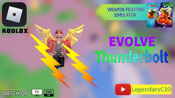 Spending 1999 Jades to Evolve My Thunderbolt in Weapon Fighting Simulator