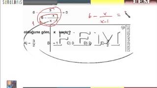 Denklem Çözme - Kkt - 64390