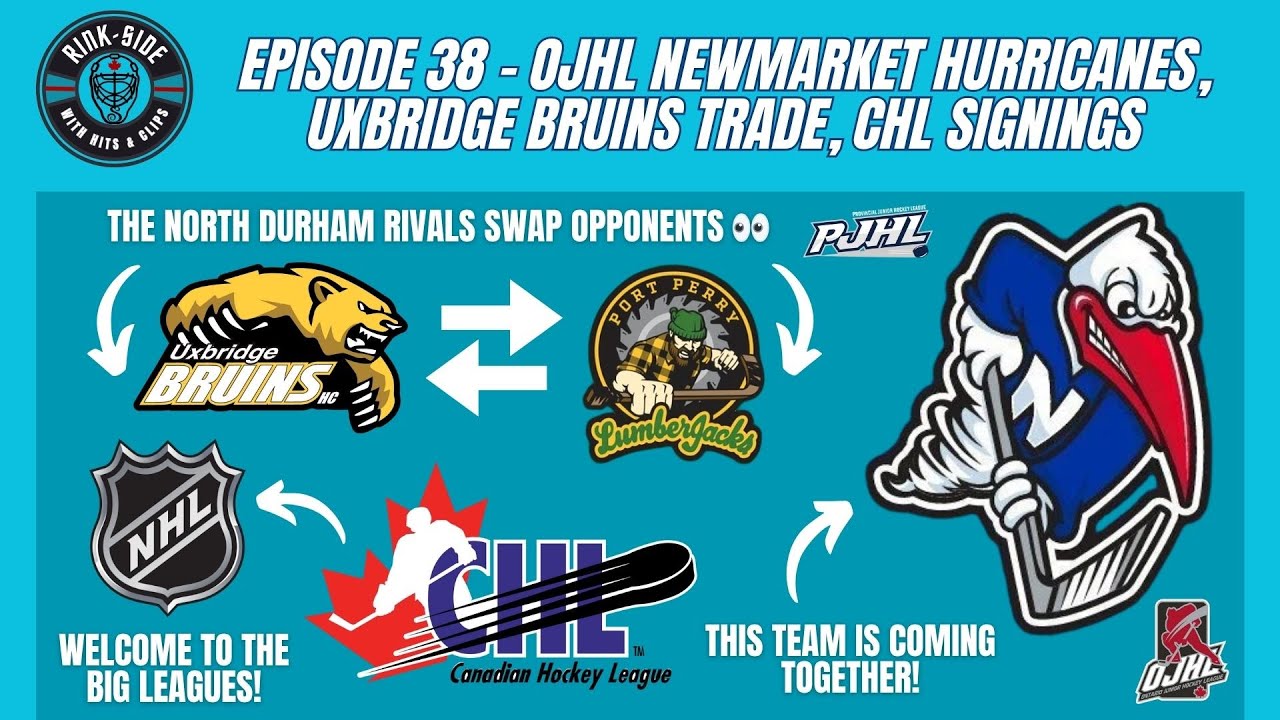 Episode 38 - OJHL Newmarket Hurricanes, Uxbridge Bruins Trade, CHL Signings