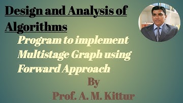 Program to implement Multistage Graph using Forward Approach