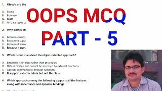 Object Oriented Techniques MCQ Part 5 Wealth