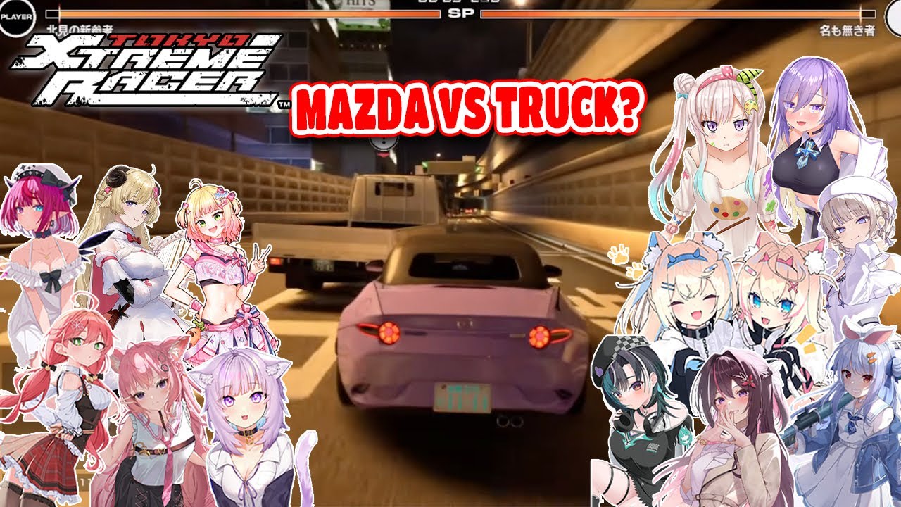 All Hololive JP EN And ID Members Hilarious Reaction In Tokyo Xtreme Racer Hololive【ENG SUB】