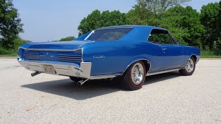 1966 Pontiac GTO 389 CI Engine 4 Speed in Barrier Blue &amp; Ride on My Car Story with Lou Costabile