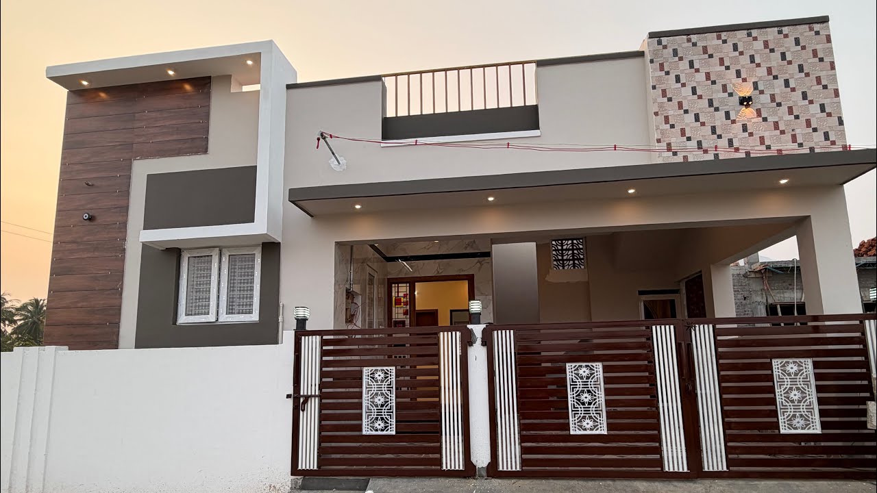 கிழக்கு பார்த்து groundfloor மட்டும் கட்டப்பட்ட 2bhk வீடு விற்பனைக்கு.9965665227.