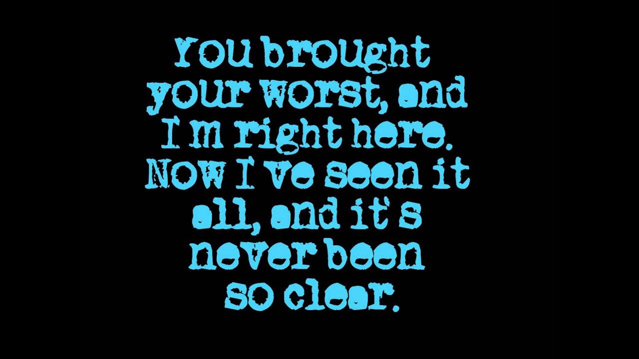 A Day To Remember It's Complicated Lyrics
