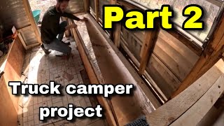 Truck Camper Project | New Wood #truckcamping