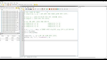 [사마귀 Octave, MATLAB 기본문법] 19. 여러 그래프 창 만들기
