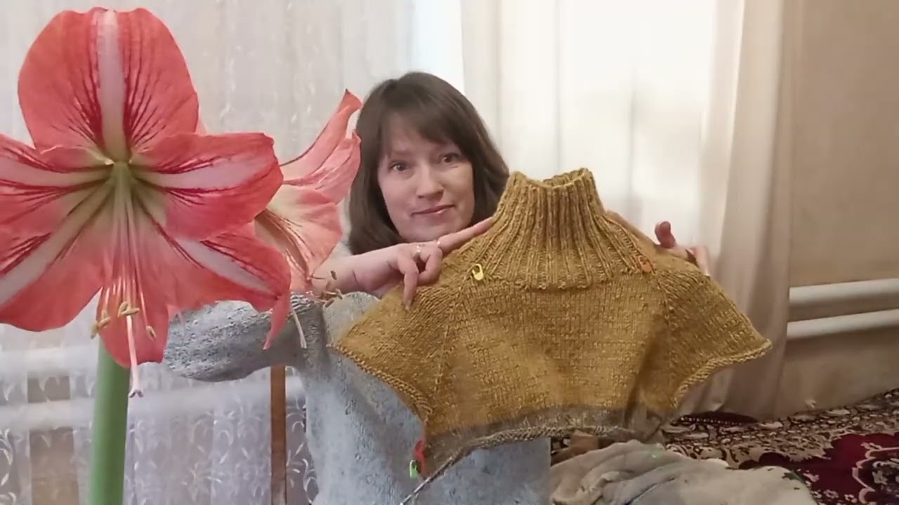 В'язання, початок чоловічого  светрика,дві готові роботи💞 процеси .