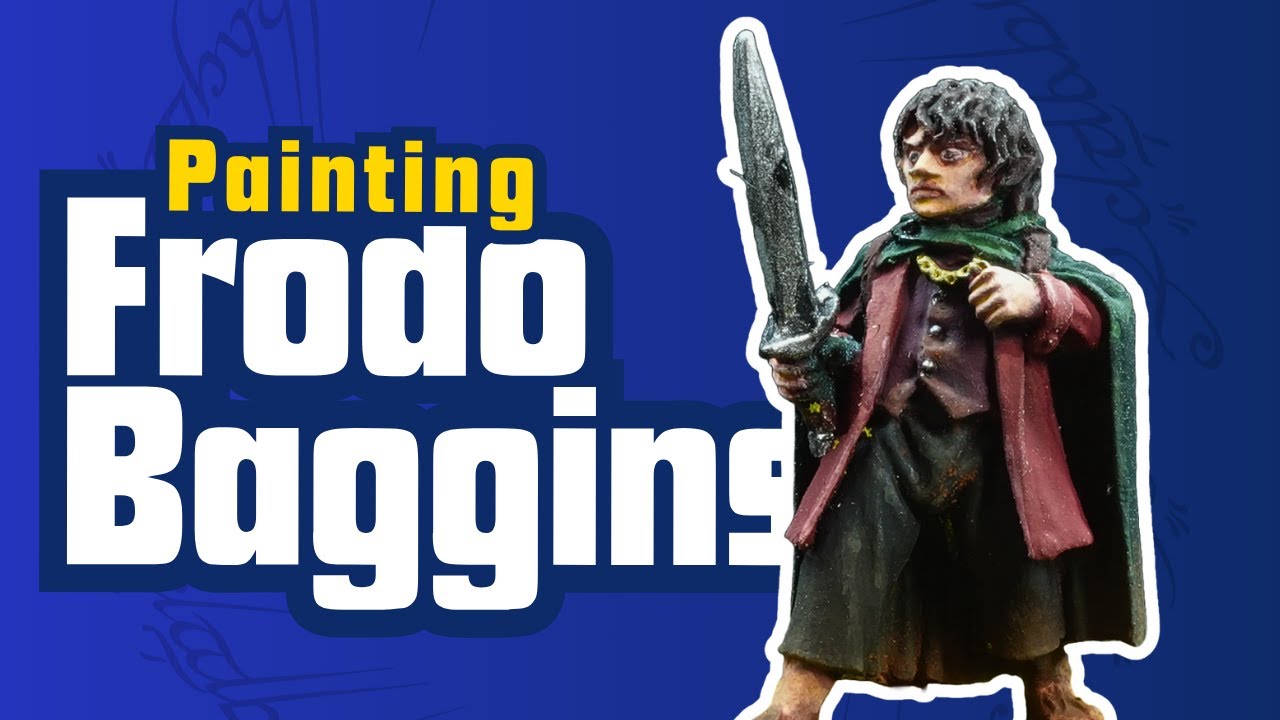 Lets paint Frodo Baggins in Painting Workshop for Magazine 3