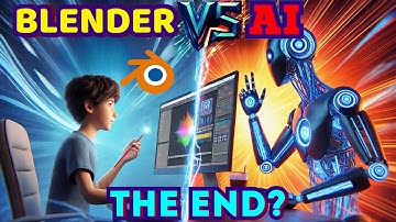 Blender 3D vs AI: The End of 3D Artists? #blender #b3d #3d #ai #aiart #aimodel