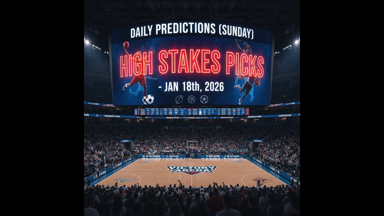 DAILY PREDICTIONS (SUNDAY) HIGH STAKES PICKS – JAN 18th, 2026