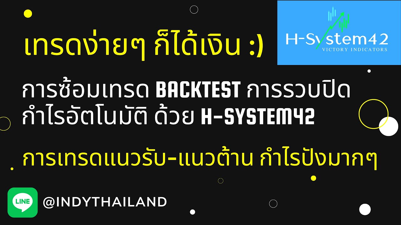 เทรดง่ายๆ ก็ได้เงิน การซ้อมเทรด Backtest การรวบปิดกำไรอัตโนมัติ ด้วย H ...