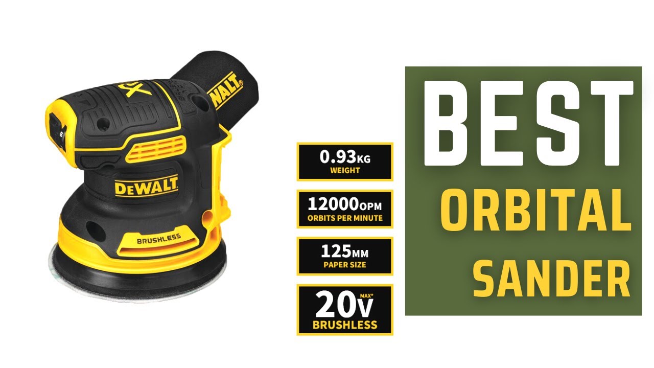 Best Random Orbital Sander | DEWALT DCW210 Cordless Random Orbital ...
