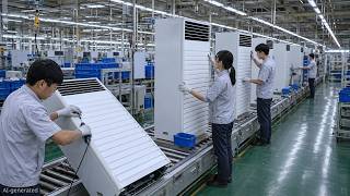 Inside the Factory: LG Inverter APUQ200LNA0 Air Conditioner Production Process